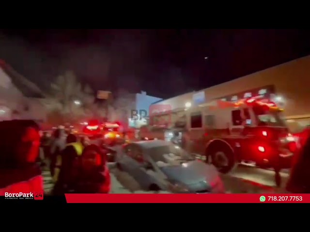 Fire on 2nd Avenue and 53rd Street, two people sustained minor injuries