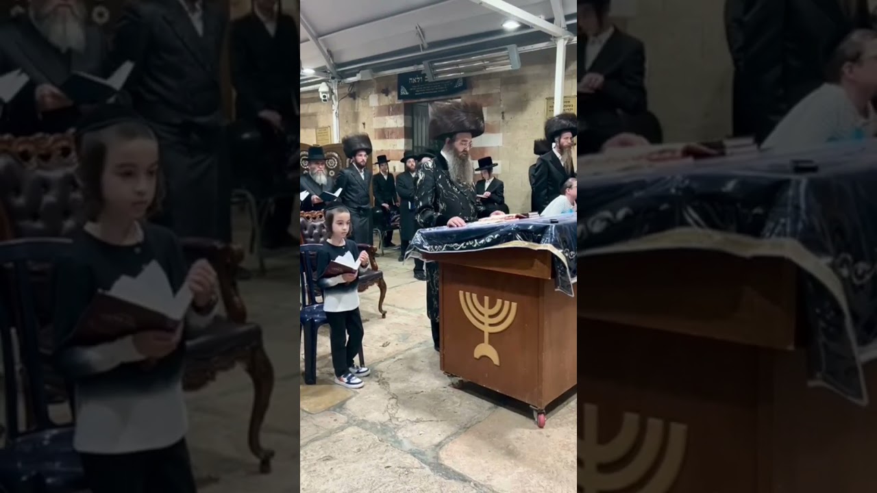 האדמו"ר מסאדיגורה בספירת העומר במערת המכפלה אסרו חג פסח תשפ"ד