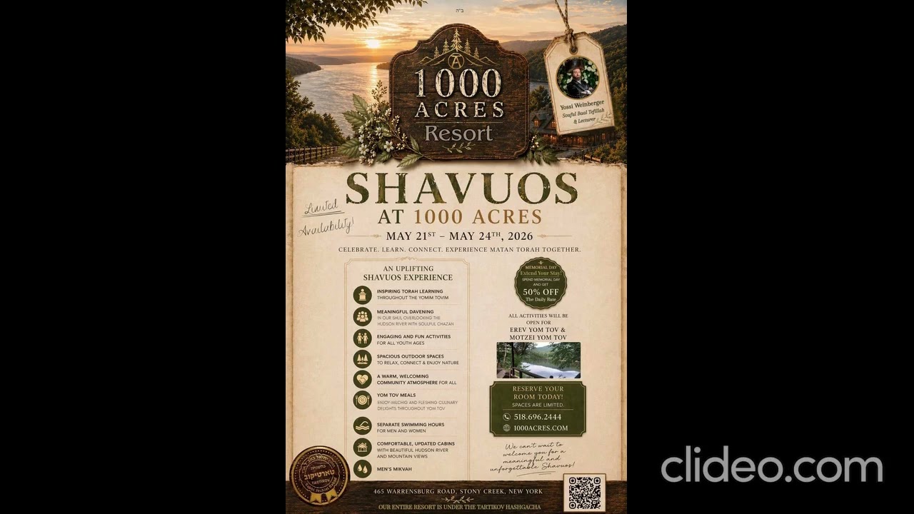 Nachum and Joseph Stansky discuss Shavuot at 1,000 Acres Resort