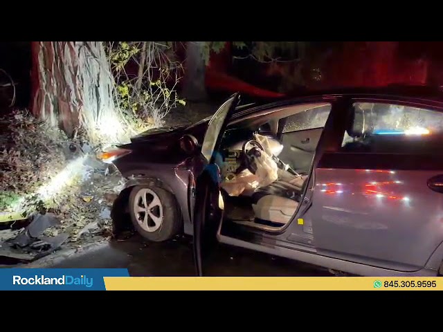 A single-car MVA occurred on Saddle River Road at the corner of Hillside Avenue
