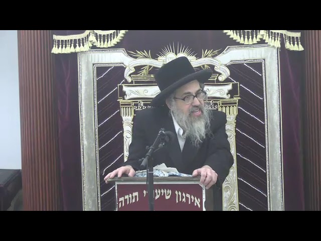 לפני מי אתם מטהרין... אביכם שבשמים - ר' ישראל אברהם אלתר טויב שליט״א