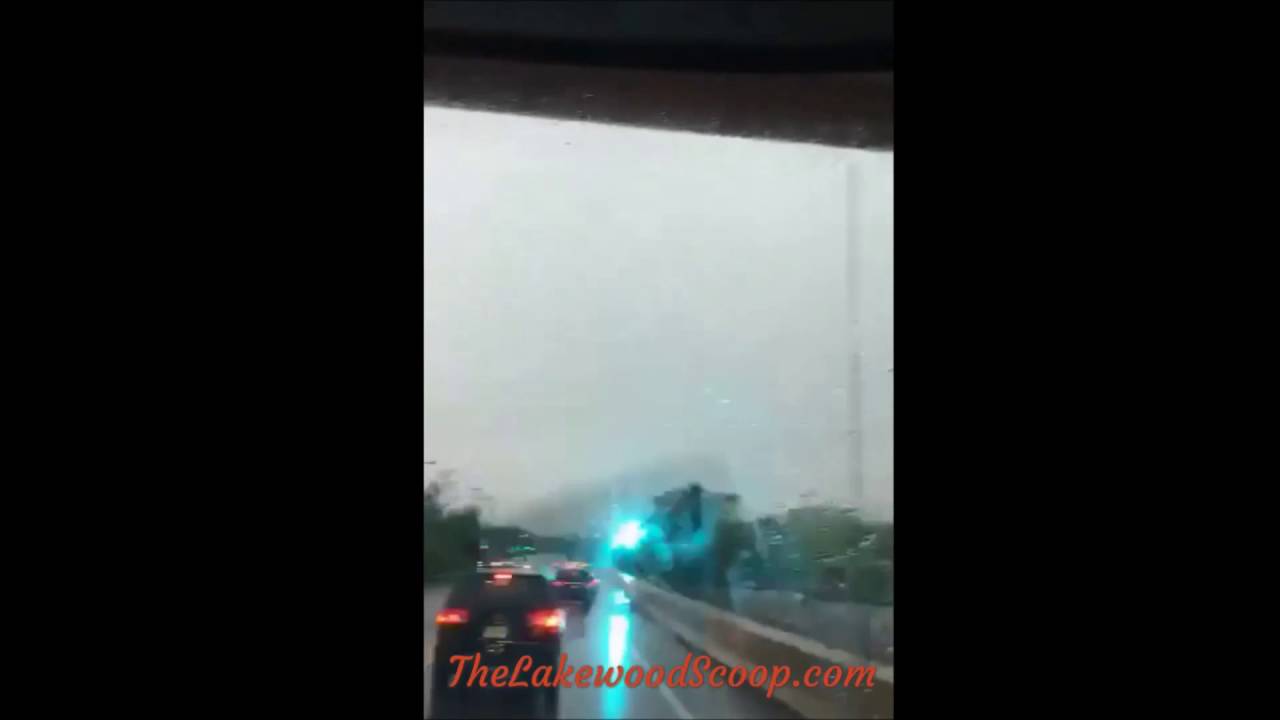 Lightning Strike Lakewood NJ Caught on Video