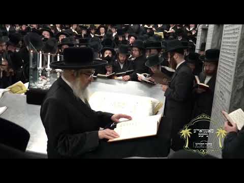 כ"ק אדמו"ר מסאטמאר שליט"א בעליה לציון אביו כ"ק בעל ברך משה מסאטמאר זצ"ל היינט ביומא דהילולא