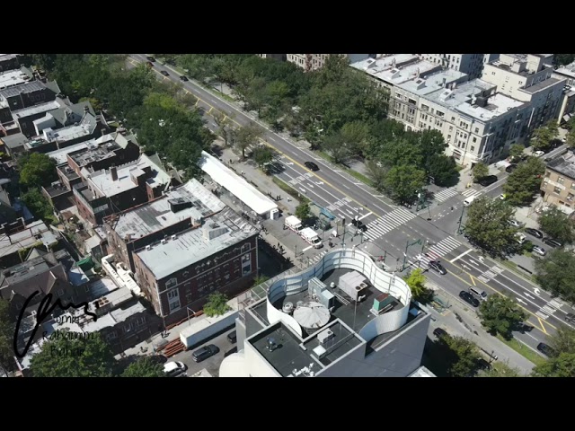 Drone Footage of 770's Tishrei Tent