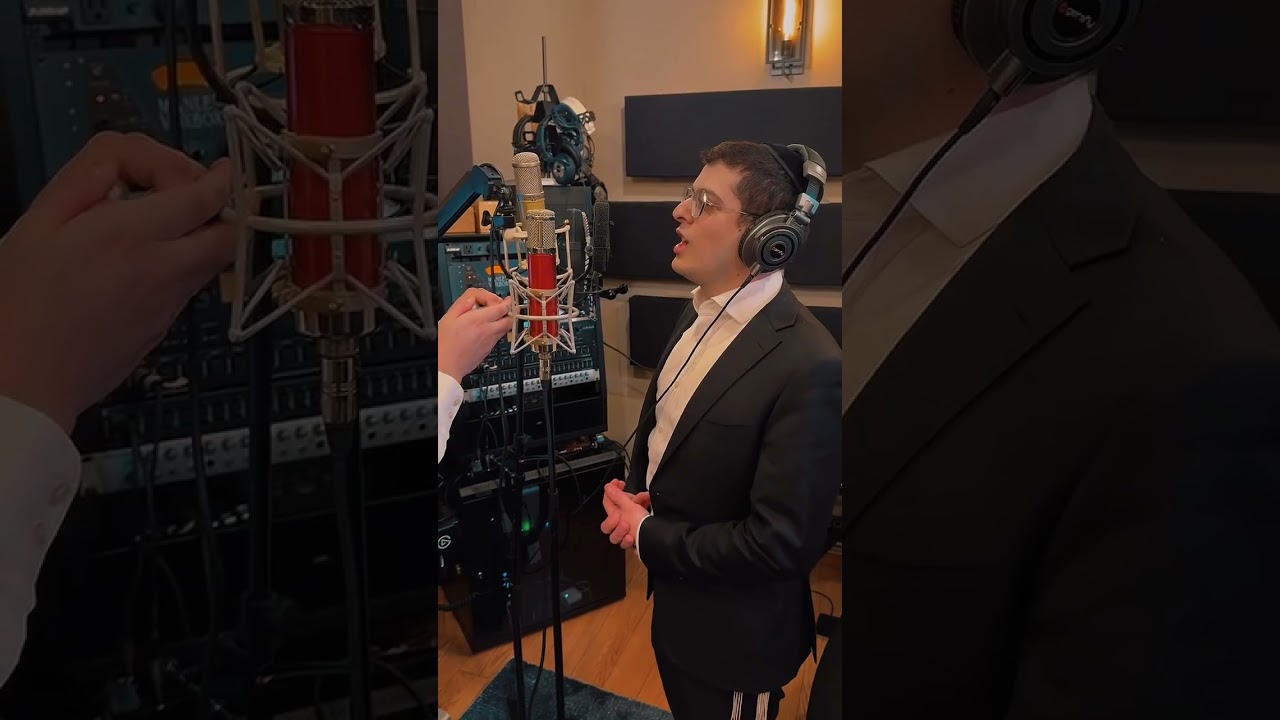 The Perfect Mic, for the Perfect Album. Iy”H. #jewishmusic #debutalbum #simcha
