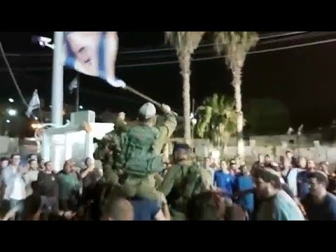 Group Of Teens Dancing With Israeli Soldiers, While Israel Is Defending Itself, Against Terror