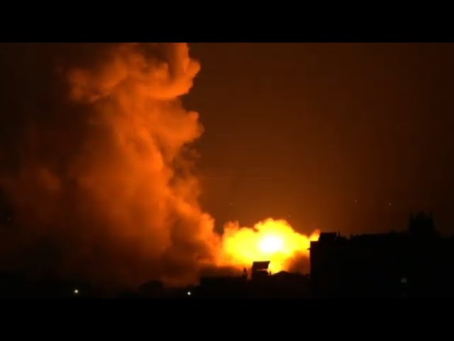 IDF strike Gaza 'in response to violent riots'