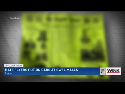 Hate Flyers on Cars Wink News Interviews Rabbi Yitzchok Minkowicz Chabad Lubavitch Southwest Florida