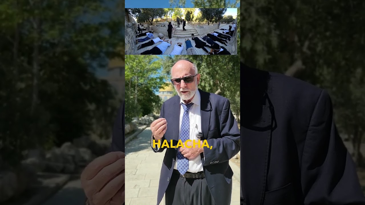 Rabbi Chaim-Ozer Chait is excited that he is allowed to prostrate on the Temple Mount