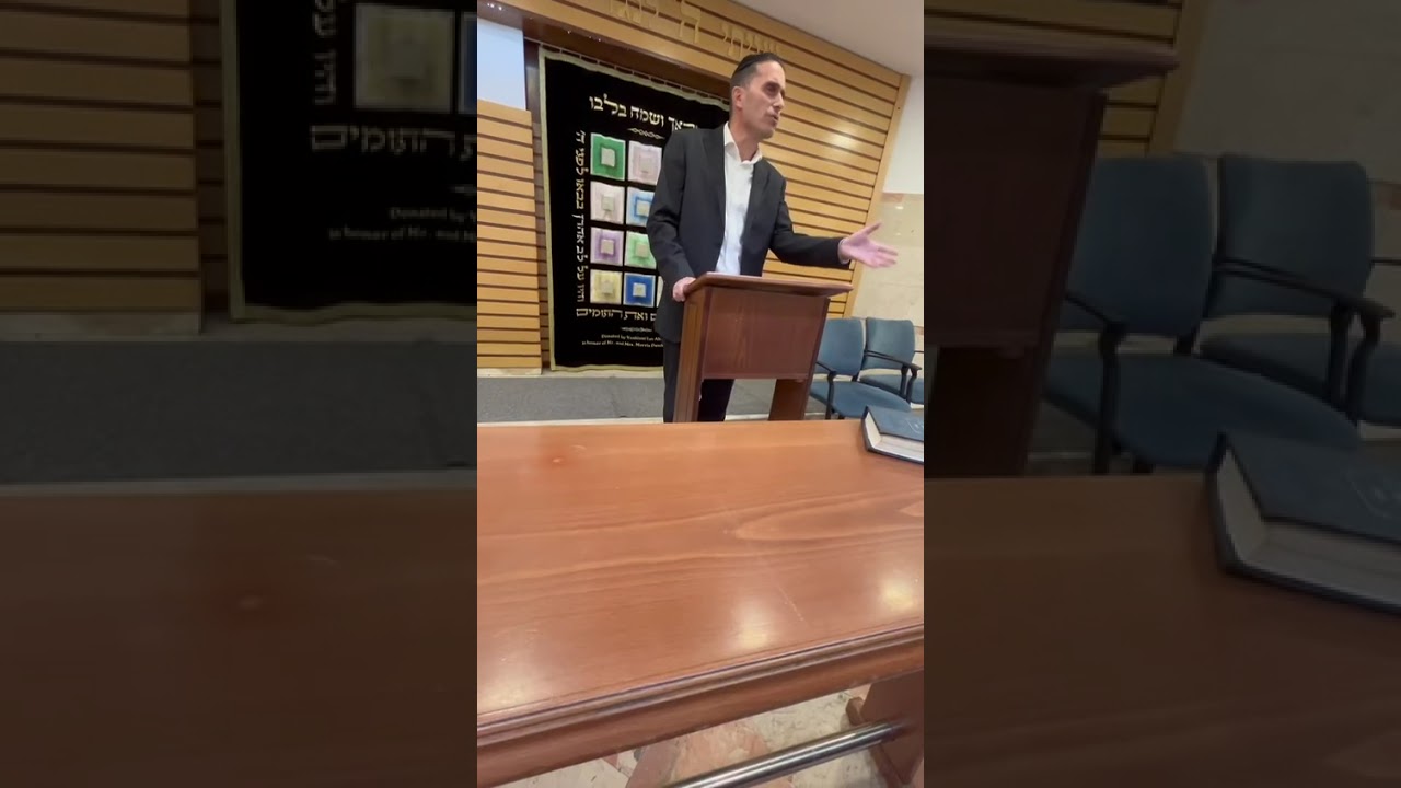 Speech at Yeshivat Lev Aharon