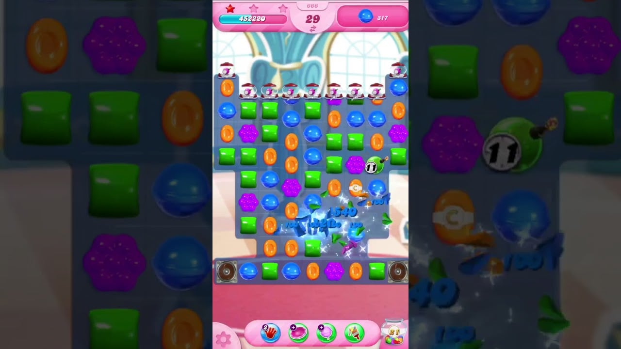 Most satisfying level in #CandyCrush level 666