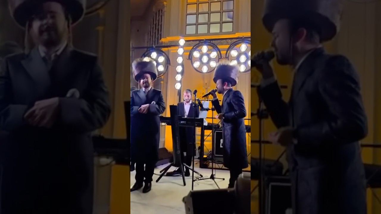 Chuppah of Chaim Horowitz - Meilech Braunstein & Hershy Weinberger 🎶 | חופה של הזמר חיים הורביץ