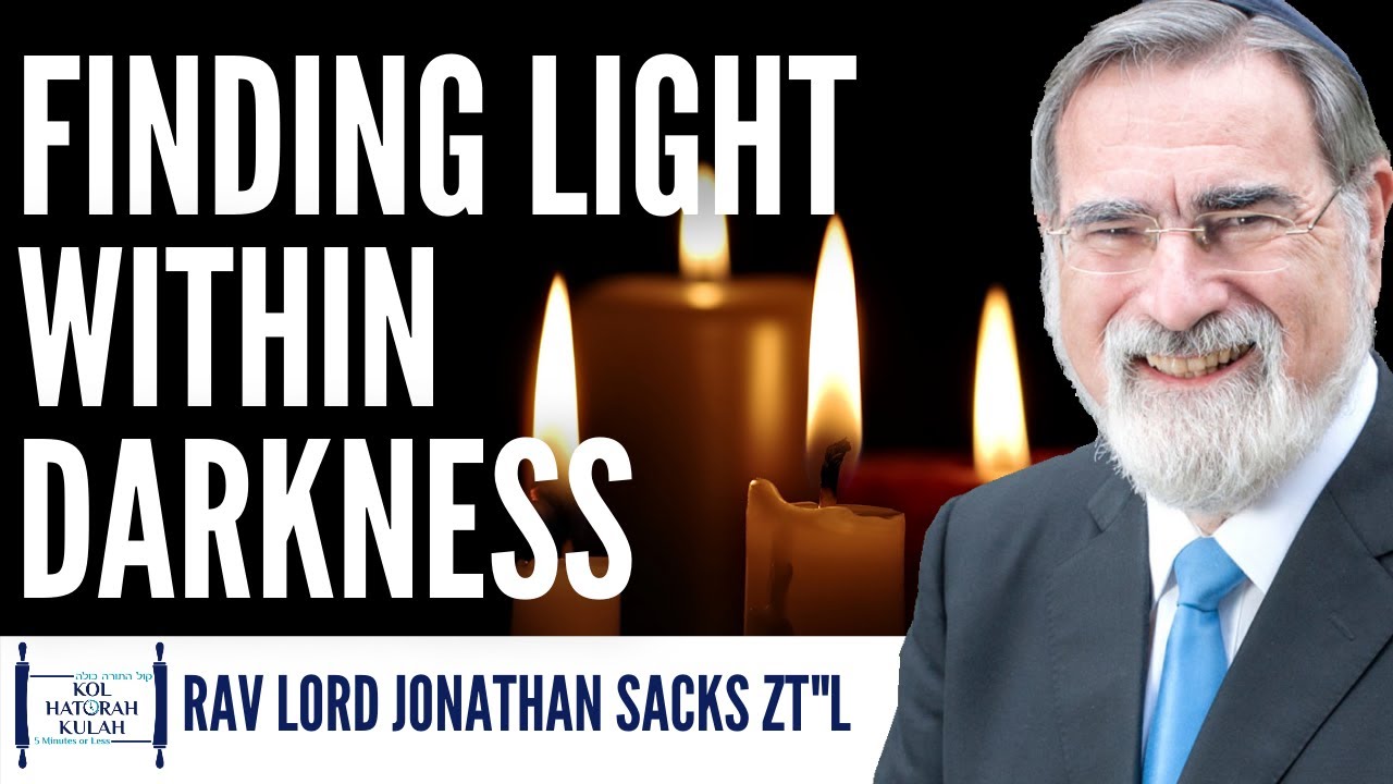 Finding Light Within Darkness - Rabbi Lord Jonathan Sacks Zt"l  | Chanukah 2020