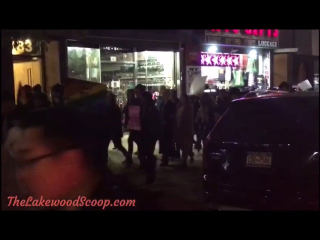Anti-Trump protest Manhattan November 12 2016