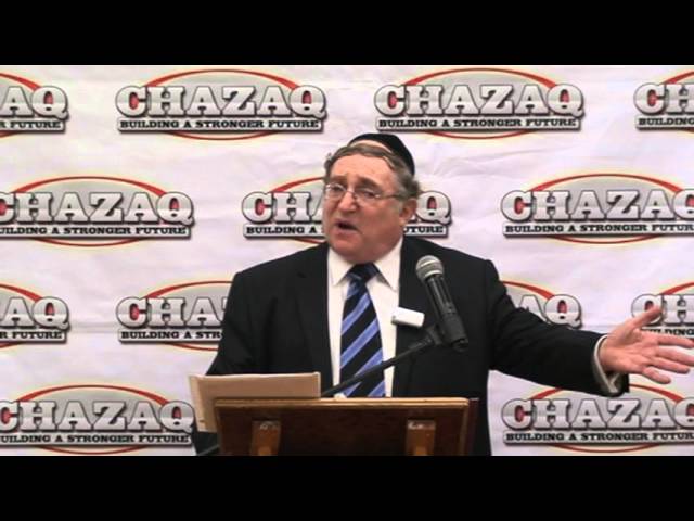 CHAZAQ Event on "Making Marriage Special" with R' Paysach Krohn along with his son R' Eliezer Krohn!