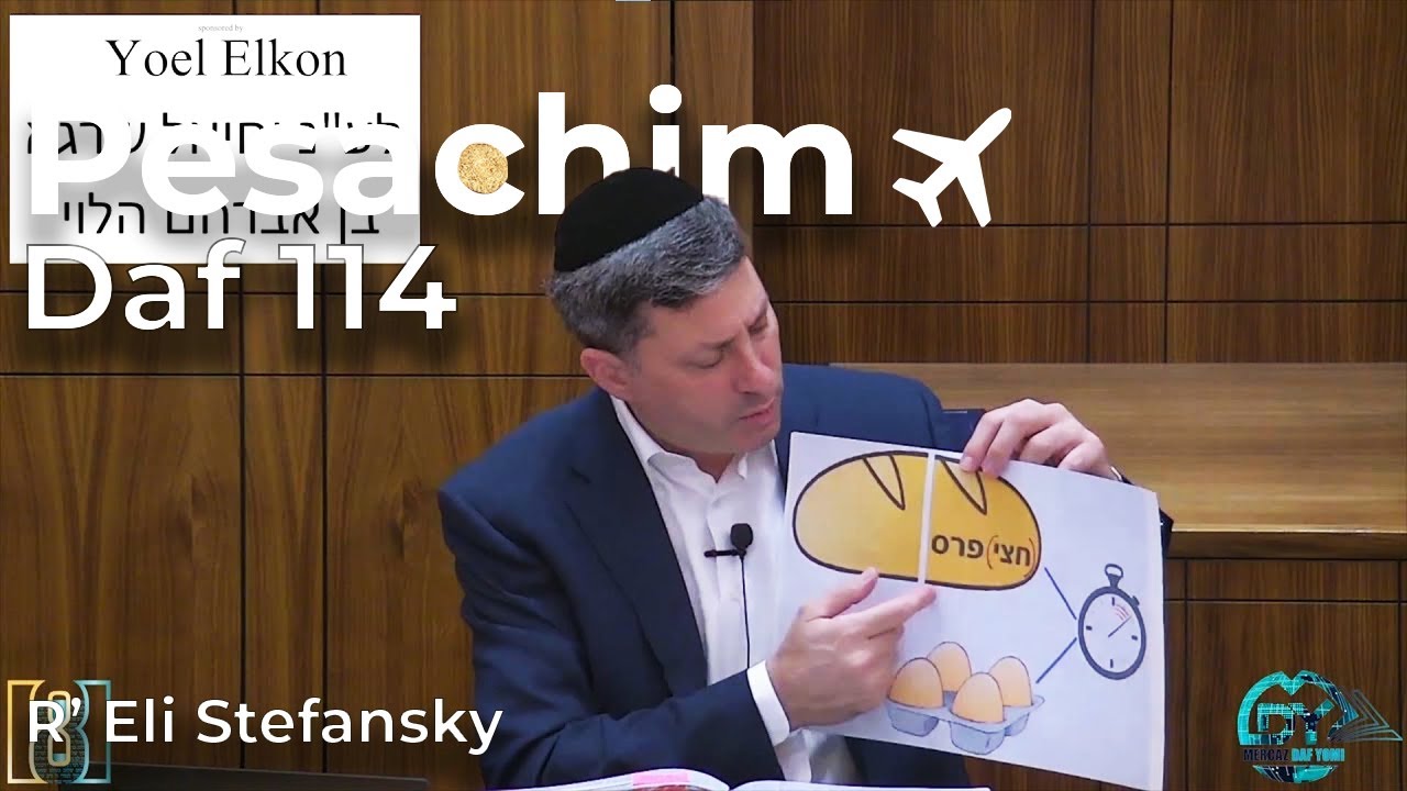 Daf Yomi Pesachim Daf 114 by R’ Eli Stefansky