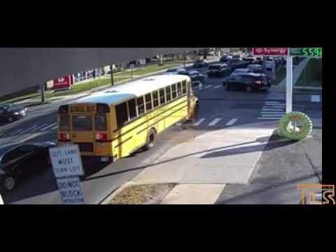 Multi-vehicle accident at First Street and Madison Avenue caught on video
