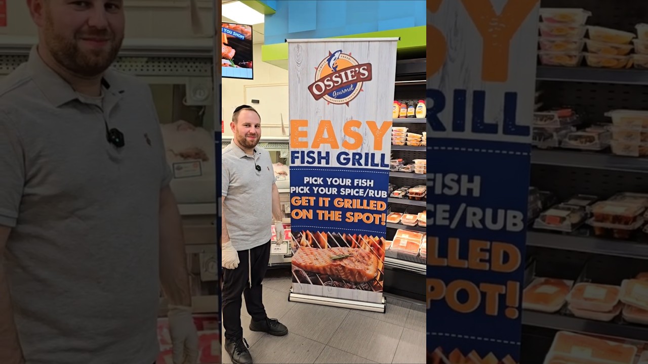 New at Ossie's Fish in Gourmet Glatt: we grill your fish while you shop. Free grilling on Wednesdays