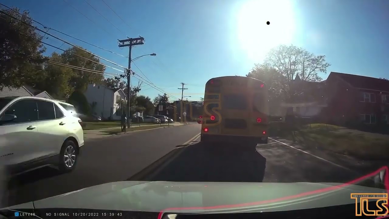 Passing school bus