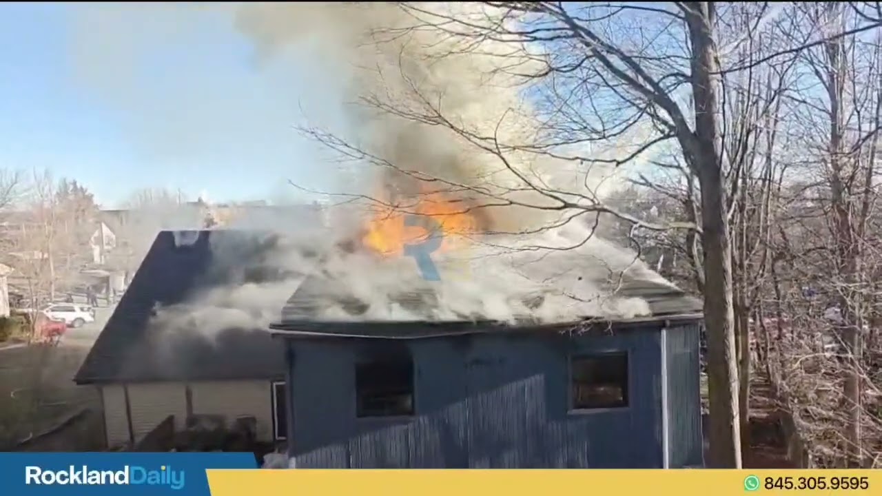 Fire Tears Through Home in Spring Valley