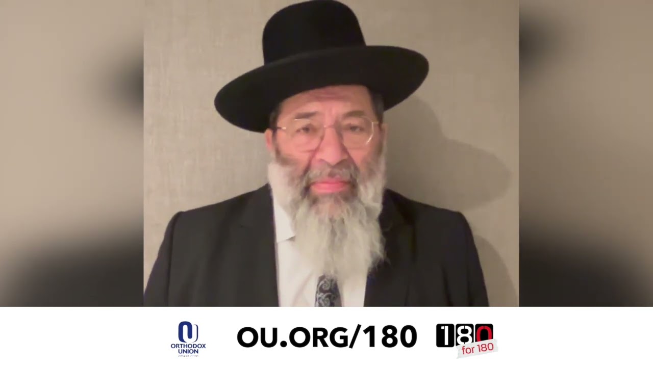 180 for 180: Rabbi Bender