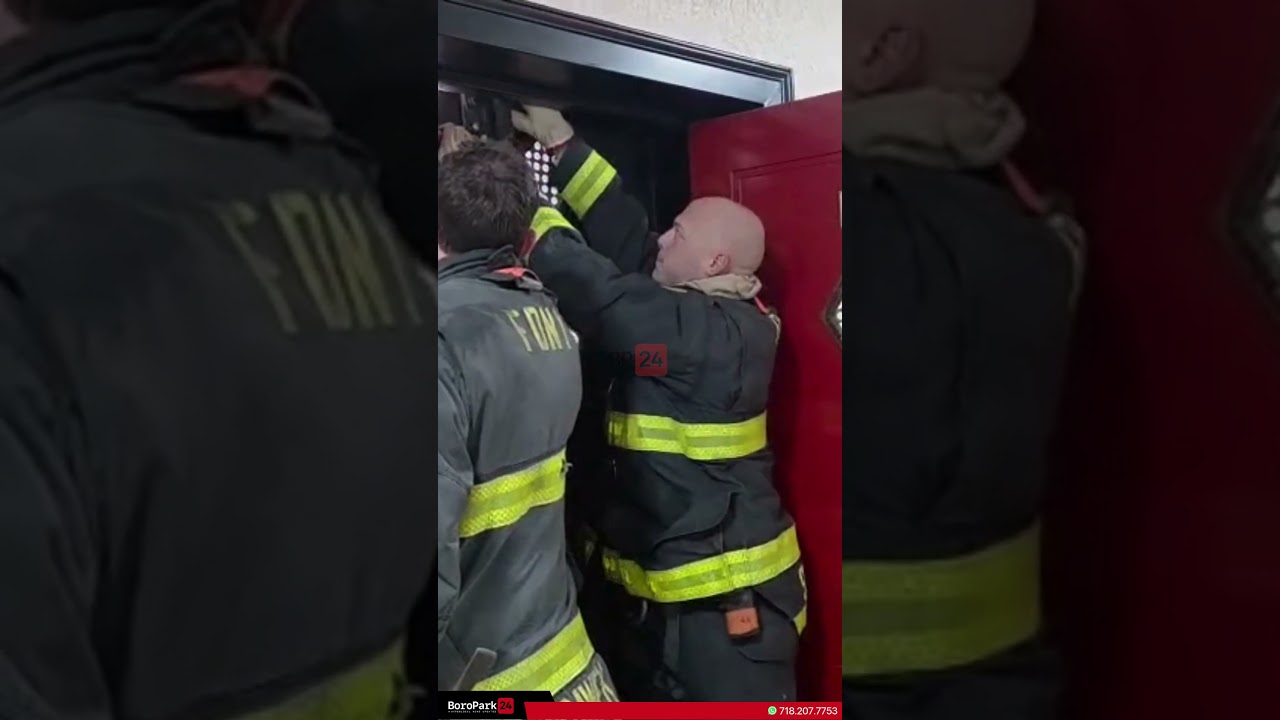 FDNY on The Scene Where A Person Became Stuck In a Malfunctioning Elevator