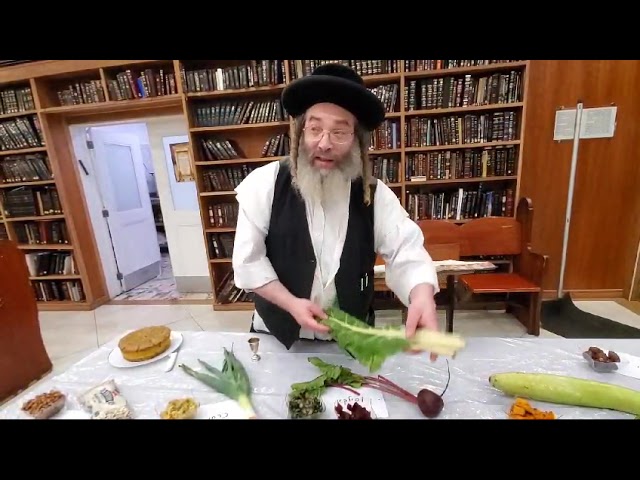 ר' שלמה הירש עקשטיין ביים זיך גרייטען מיט די סמנים פאר ראש השנה,