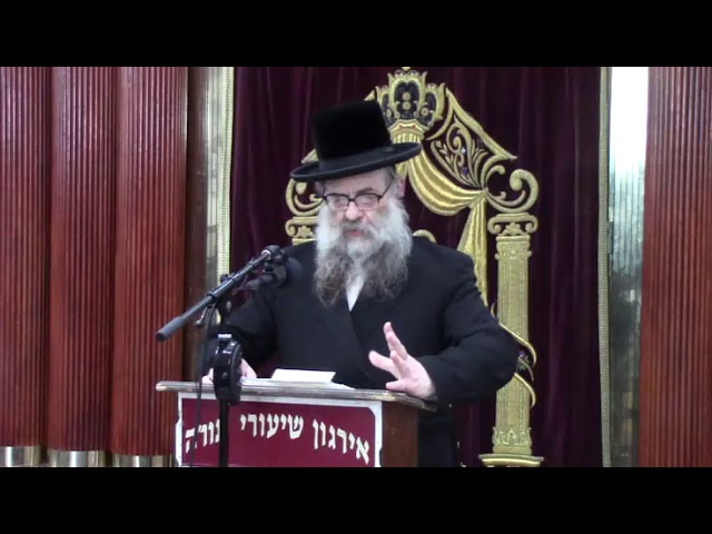 שיעור ככלי לליל התקדש חג - ר' יהושע העשיל קאצבורג שליט"א