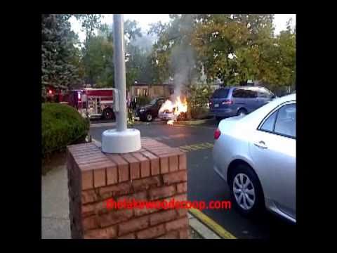 Car Fire At Bmg Caught On Video