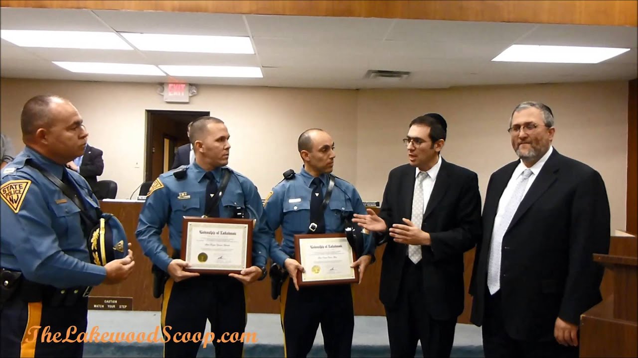 NJ State Police Troopers who helped Deliver Lakewood Baby on GSP Honored