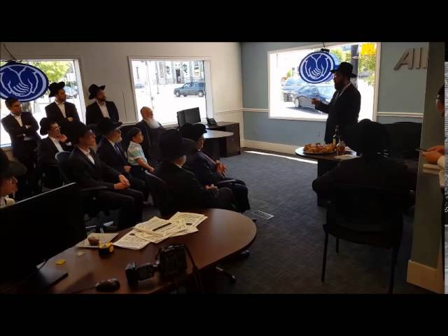 Harav Lazer Apter at Kvias Mezuzah Allstate
