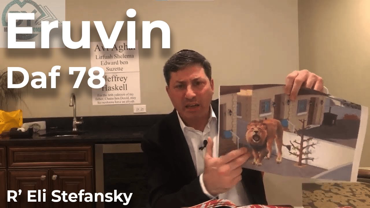 Daf Yomi Eruvin Daf 78 by R’ Eli Stefansky