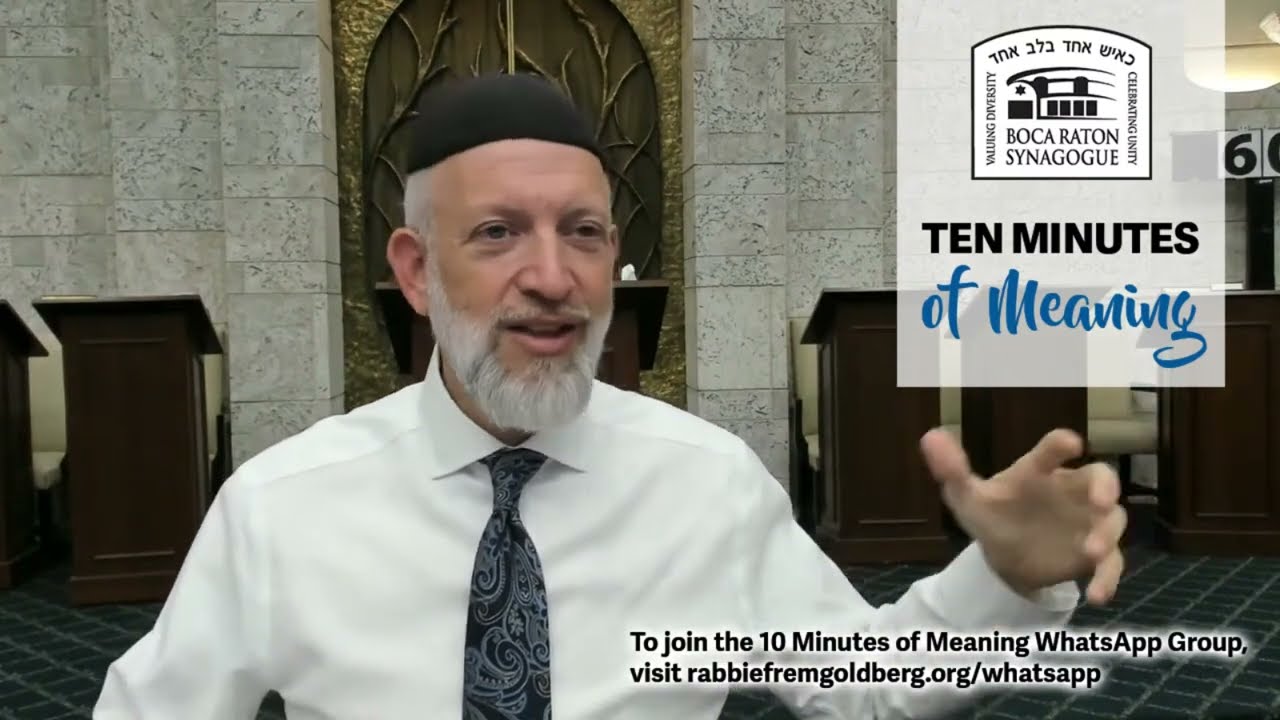 Ten Minutes of Meaning (Part 226):  Live with Hashem - Mesillas Yesharim