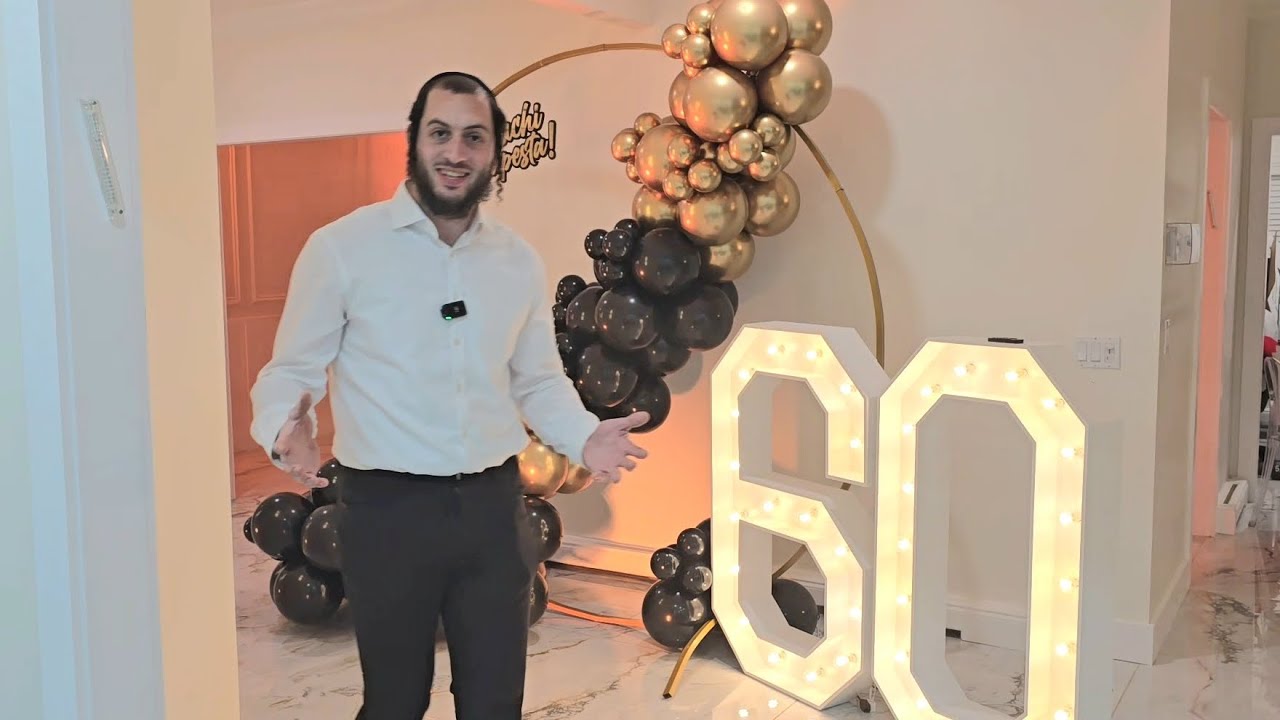 A Stunning 60th Birthday Party by Yossi Pfeifer from DBY Events (Done By Yossi)