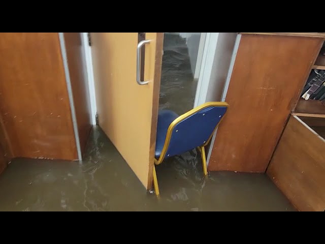 Flooding in London Yeshiva