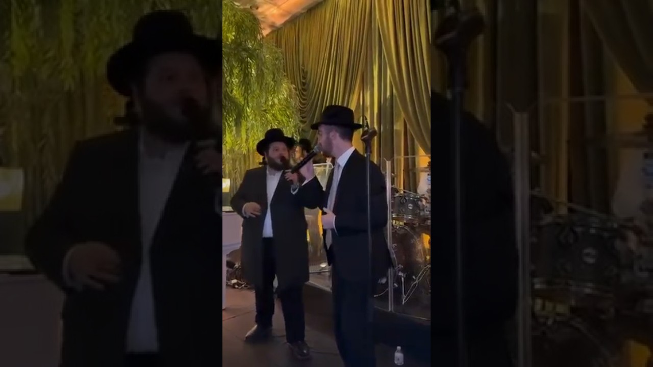 נפתלי קמפה ולוי פאלקאוויטש בחתונה מפוארת