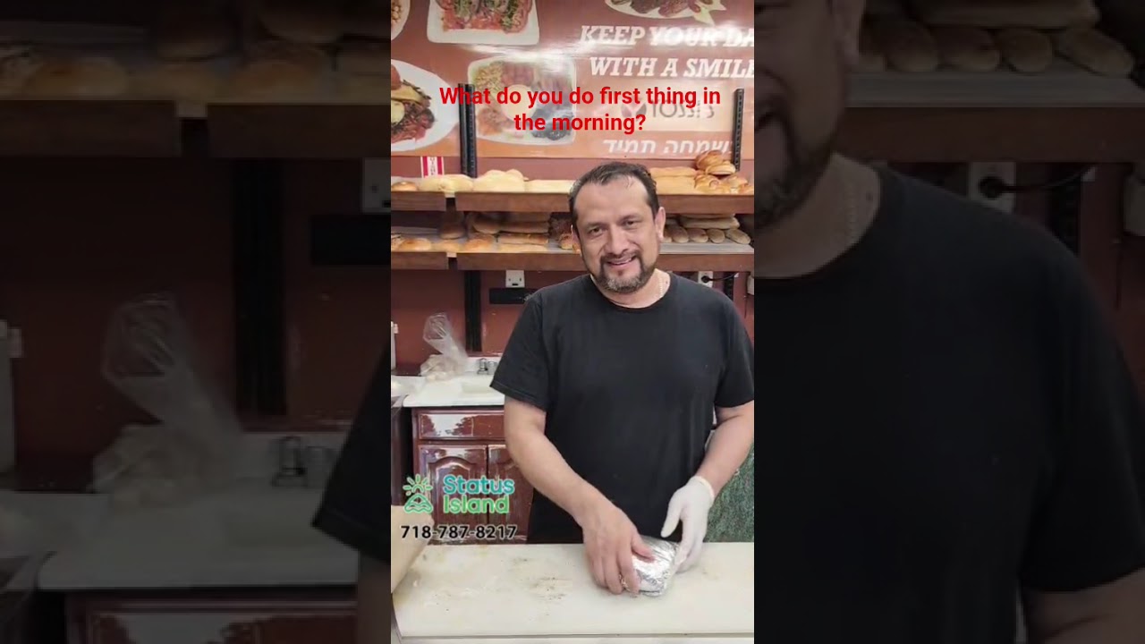 #what do you say #first #thing in #the #morning? #thankyou #hashem #tyh #nyc #food #worker