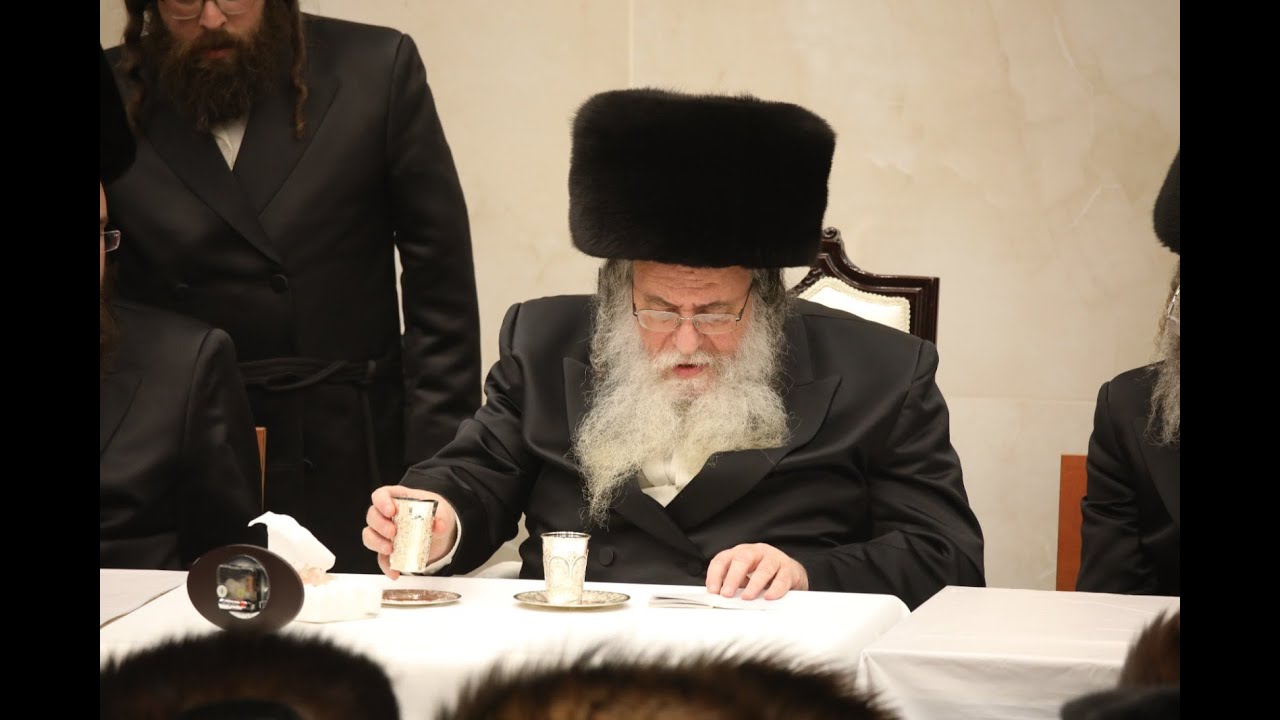 שלש סעודות ביי הגאון רבי שאול אלתר שליט״א נאכן צוריק קומען פונעם היסטארישן מסע הקודש אין ניו יארק
