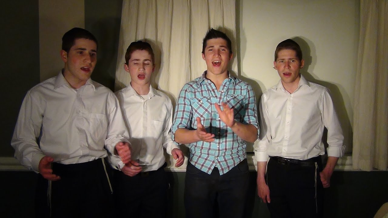Klatzko Boys Acapella Sing "Shalom Aleichem"