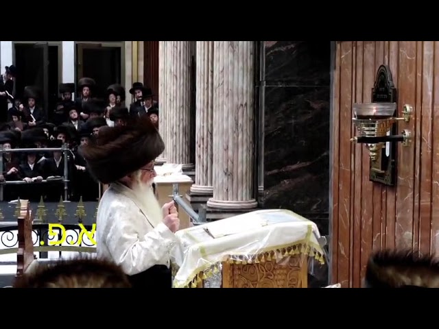 Sanz Rebbe Counting First Sefira