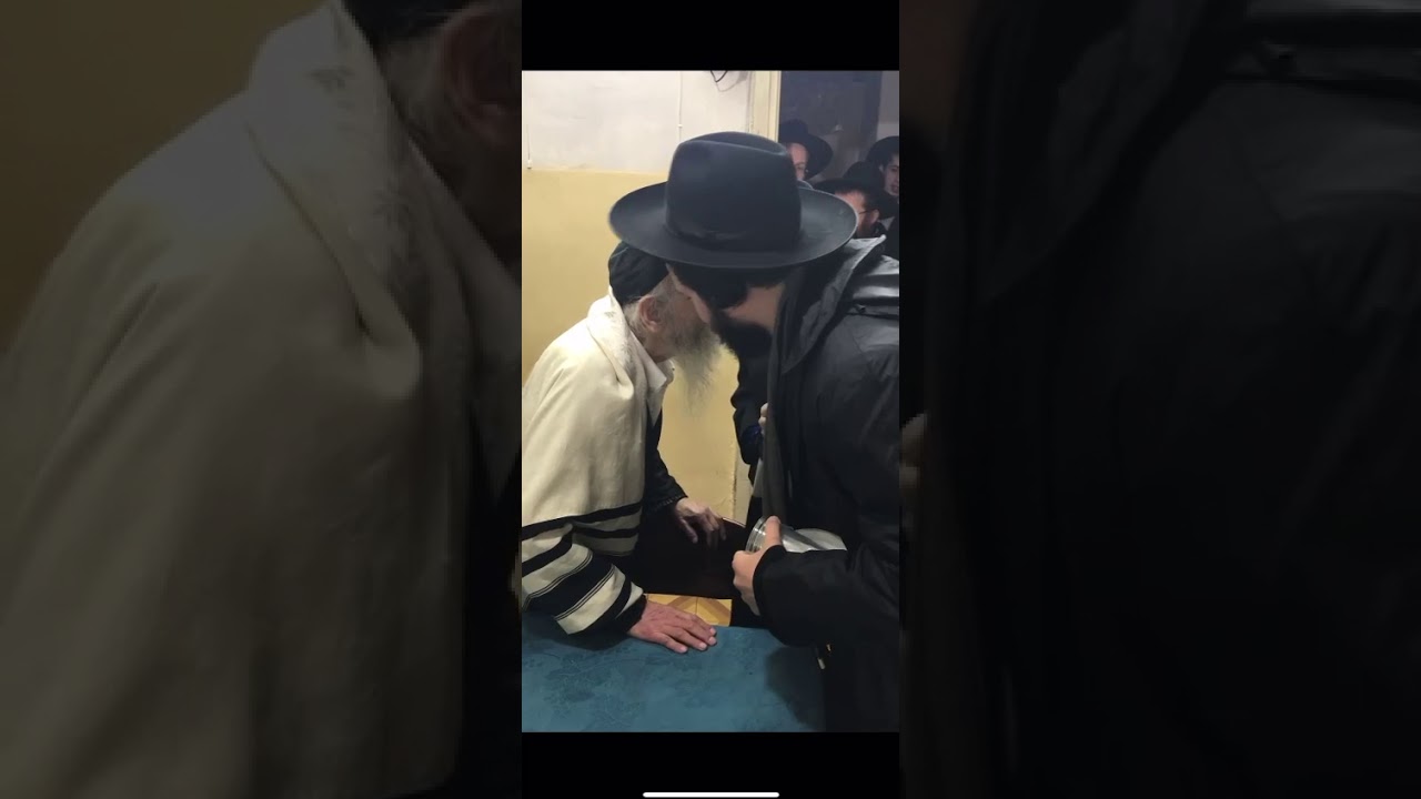 Mrs. Wolfson visits Rav Dovid Solovechik