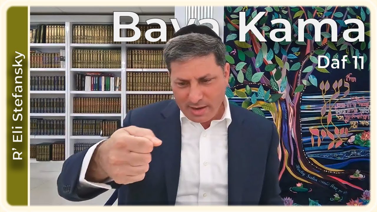 Daf Yomi Bava Kama Daf 11 by R’ Eli Stefansky