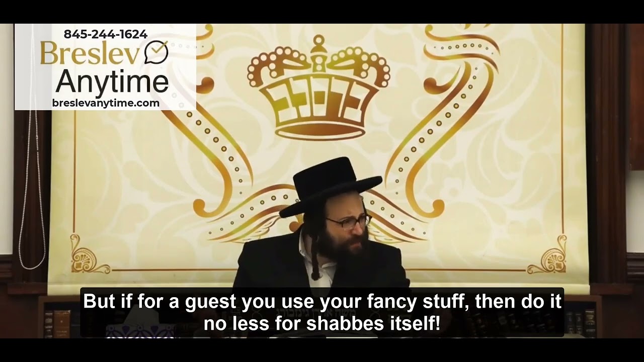 Rabbi Yoel Roth - There is no greater guest then Shabbos itself