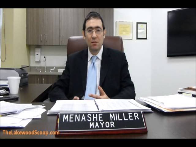 Mayor Menashe Miller ahead of Impending Storm