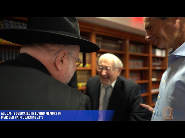 Watch 94 Year Old Holocaust Survivor Meets His Daf Yomi Maggid Shiur!