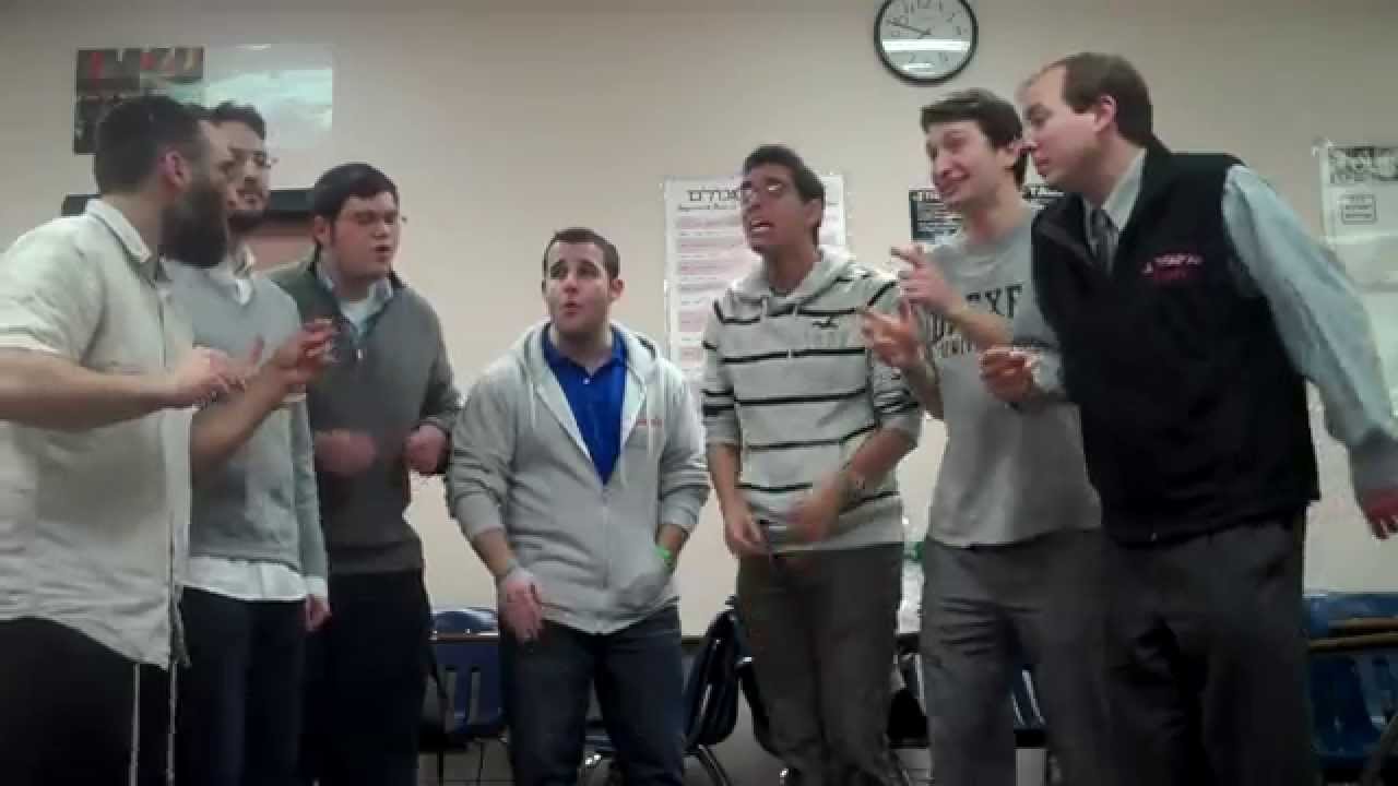 Jewish a cappella music group Shir Soul - "Bashana Haba'ah" @ rehearsal