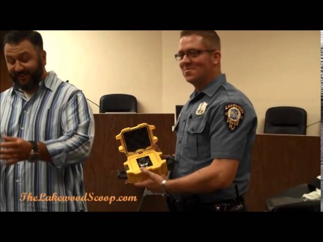 Walkout Ceremony Lakewood Police Officer PBA 71 Gary Przewoznik