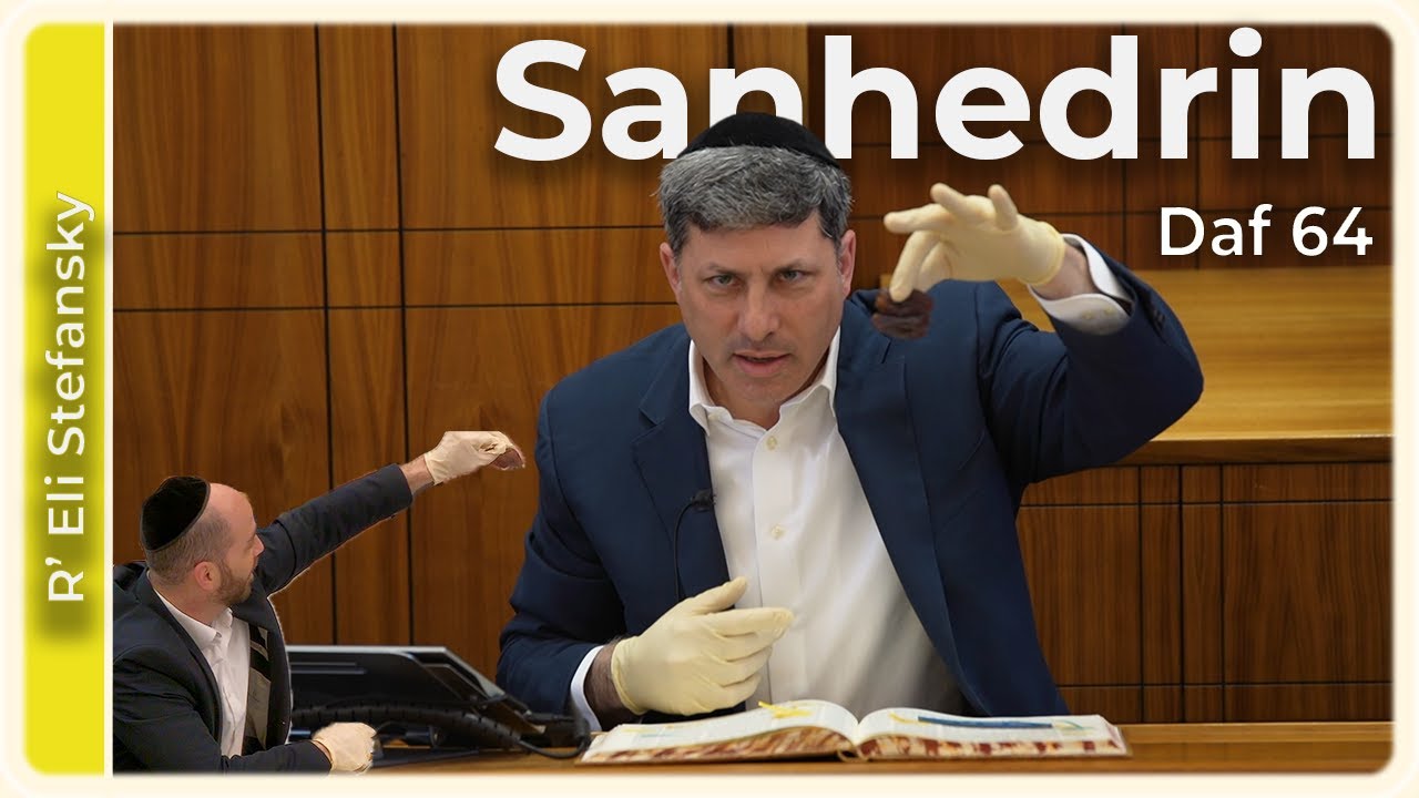 Daf Yomi Sanhedrin Daf 64 by R’ Eli Stefansky