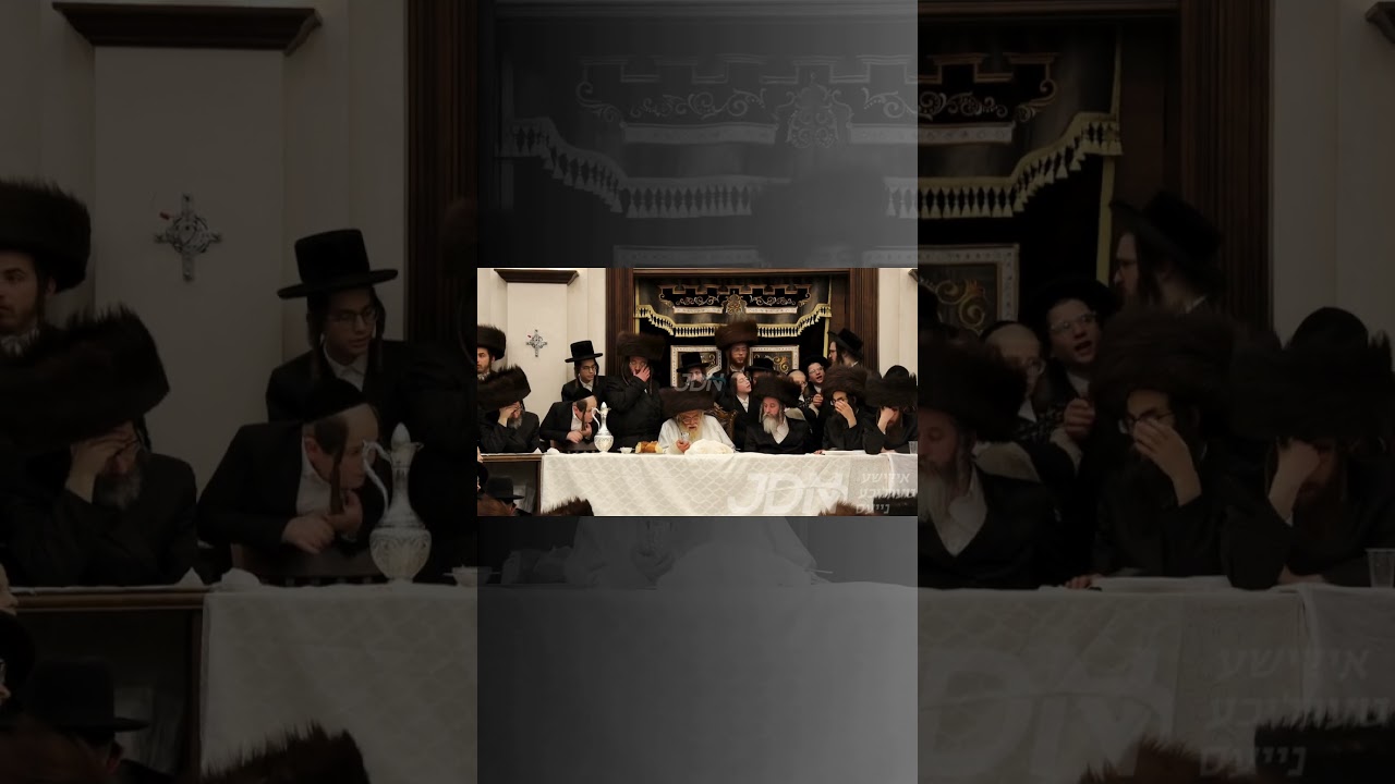 האדמו"ר מתולדות אהרן מוצאי שב"ק אין מאנסי