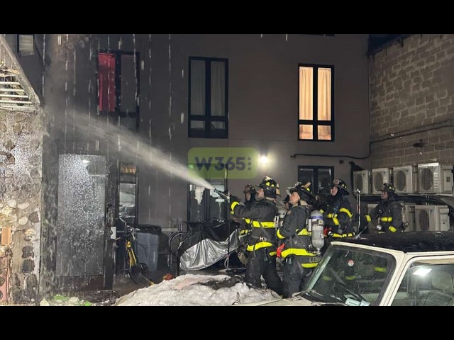Firefighters responded to 88 Kosciusko Street for a fire inside the building